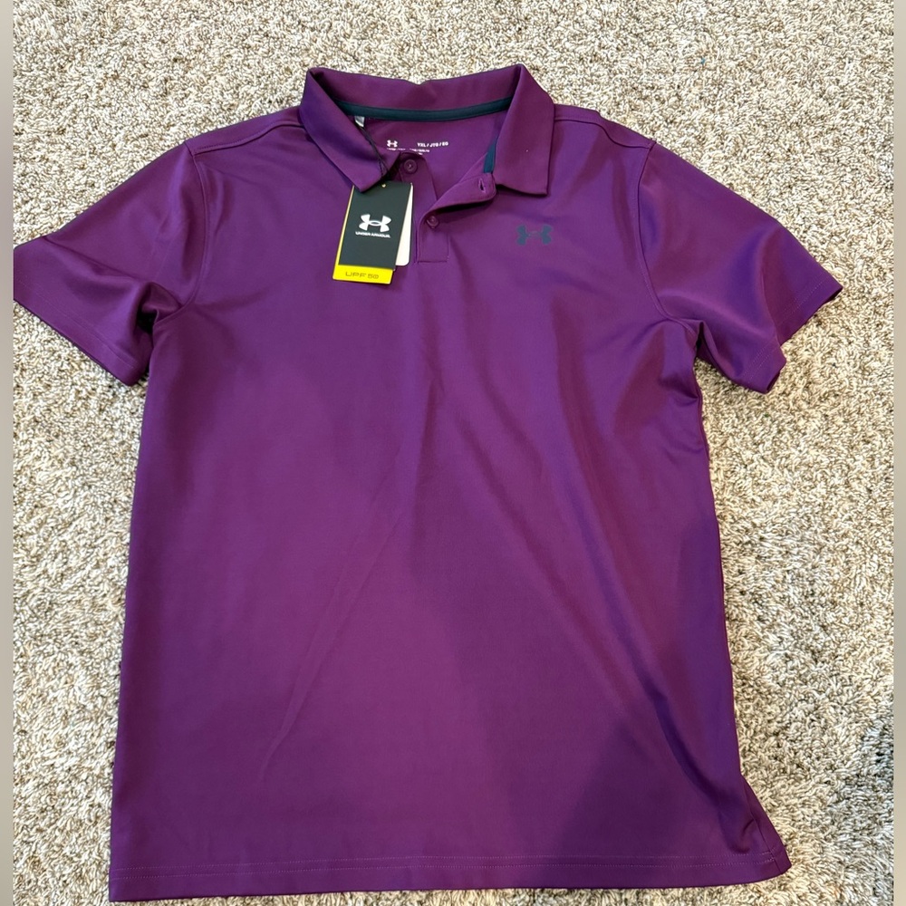 Under Armour Rich Purple Polo
